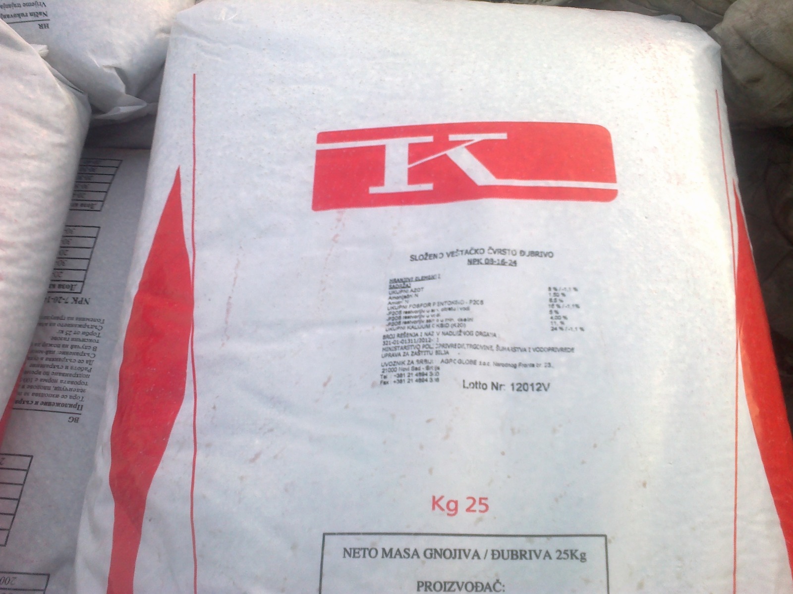 NPK 8-16-24 25/1 adriatic